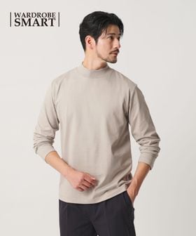 BEAUTY&YOUTH/【WEB限定 WARDROBE SMART】クリア ガスコットン モックネック カットソー【抗菌・防臭】/Tシャツ / カットソー