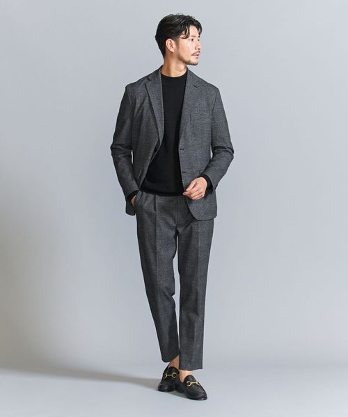 WARDROBE SMART】DELEGANT サキソニー セットアップ/ジャケット