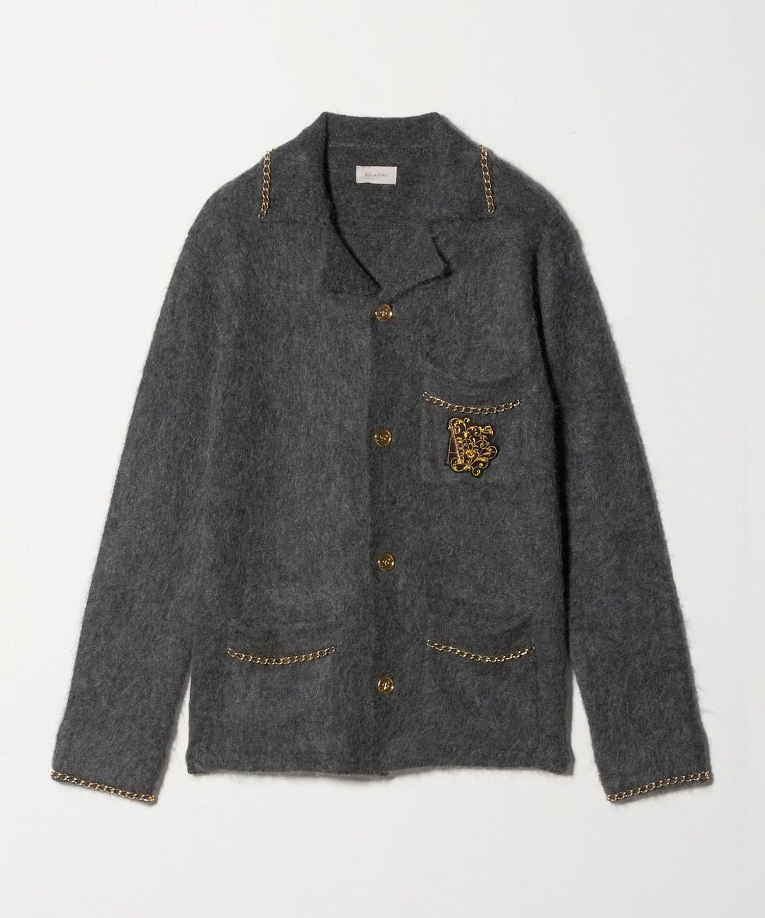 BED j.w. FORD　モヘアカーディガン BED J.W. FORD(ベッドフォード)のChain Mohair Cardigan