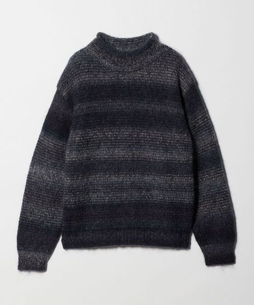 UNUSED/＜UNUSED＞MOHAIR BORDER PULLOVER KNIT/ニット/ニット / セーター
