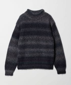 UNUSED/＜UNUSED＞MOHAIR BORDER PULLOVER KNIT/ニット/ニット / セーター