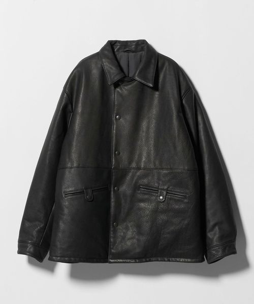 UNUSED/＜UNUSED＞LEATHER CAR COAT/コート/カバ―オール