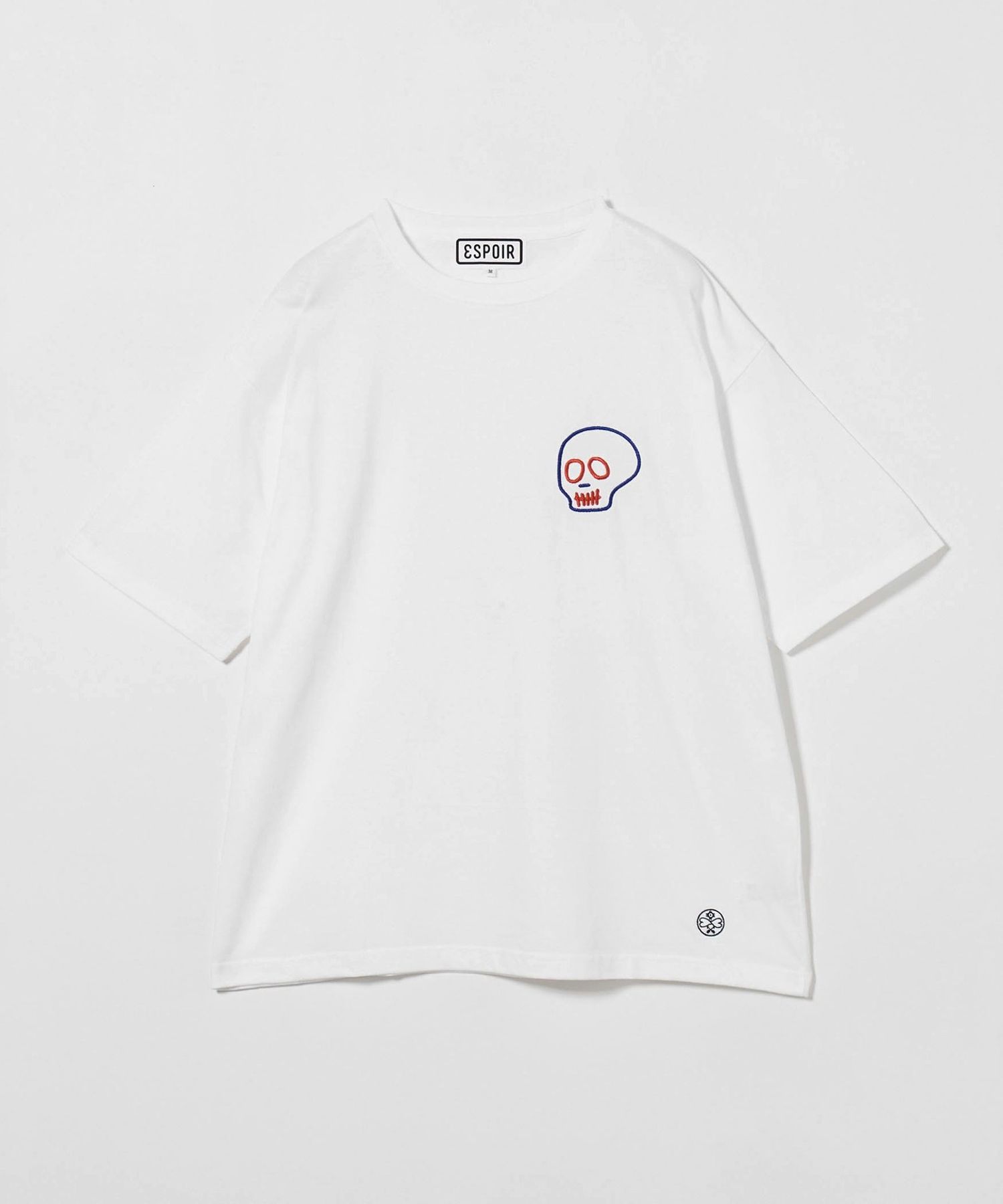 ESPOIR＞Skull エンブロイダリー Tシャツ