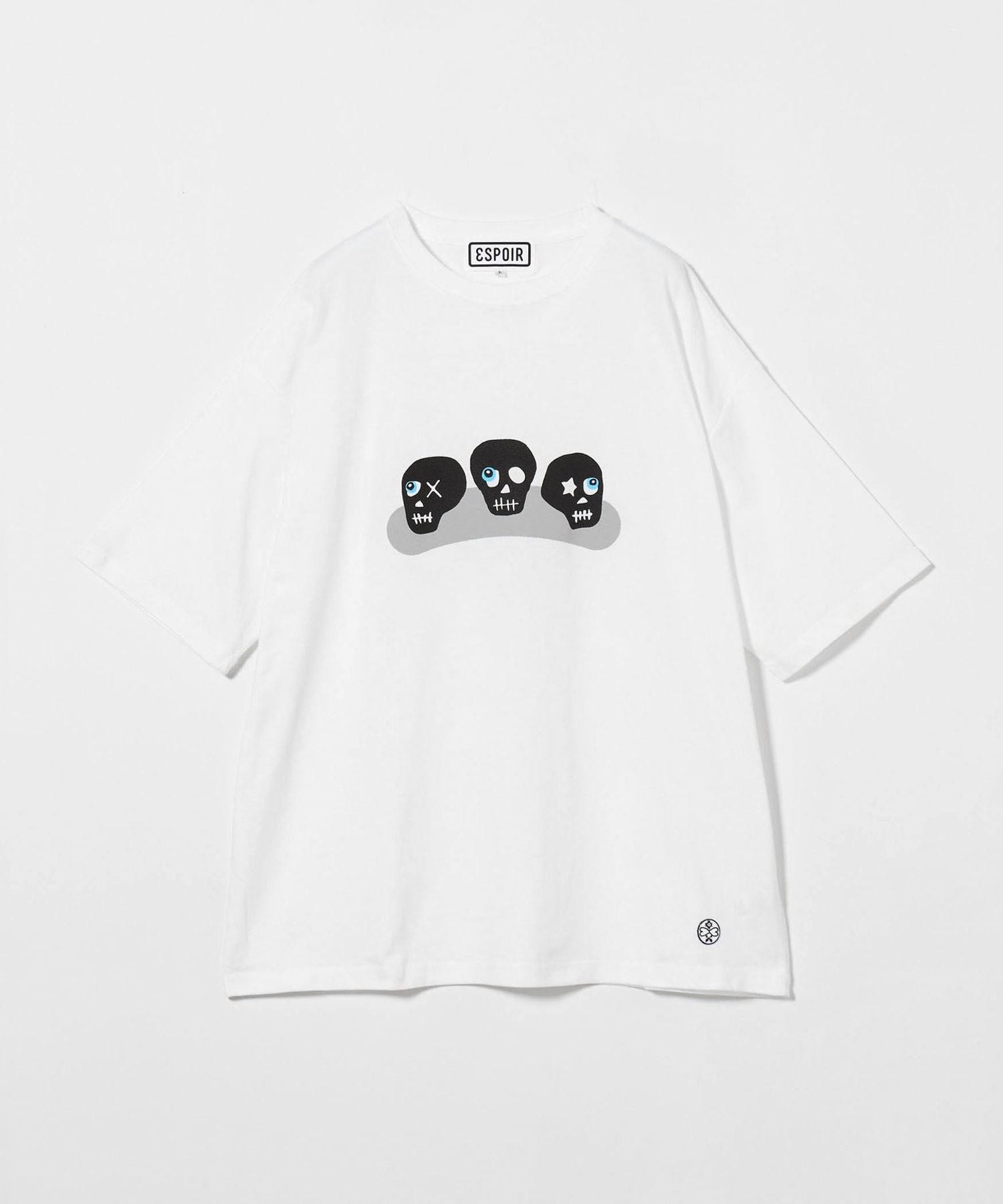 ESPOIR＞Three Skull Tシャツ