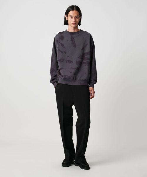 UNITED ARROWS ダブルクロスフレアパンツ 黒 Sサイズ Steven Alan＞ダブルクロス フレアパンツ
