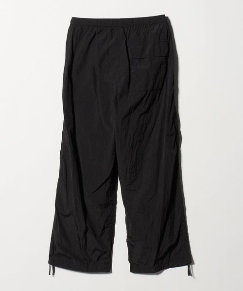 UNITED ARROWS & SONS黒ダブルニー パンツ　ブラック　L ATON＞NYLON UTILITY PANTS/パンツ