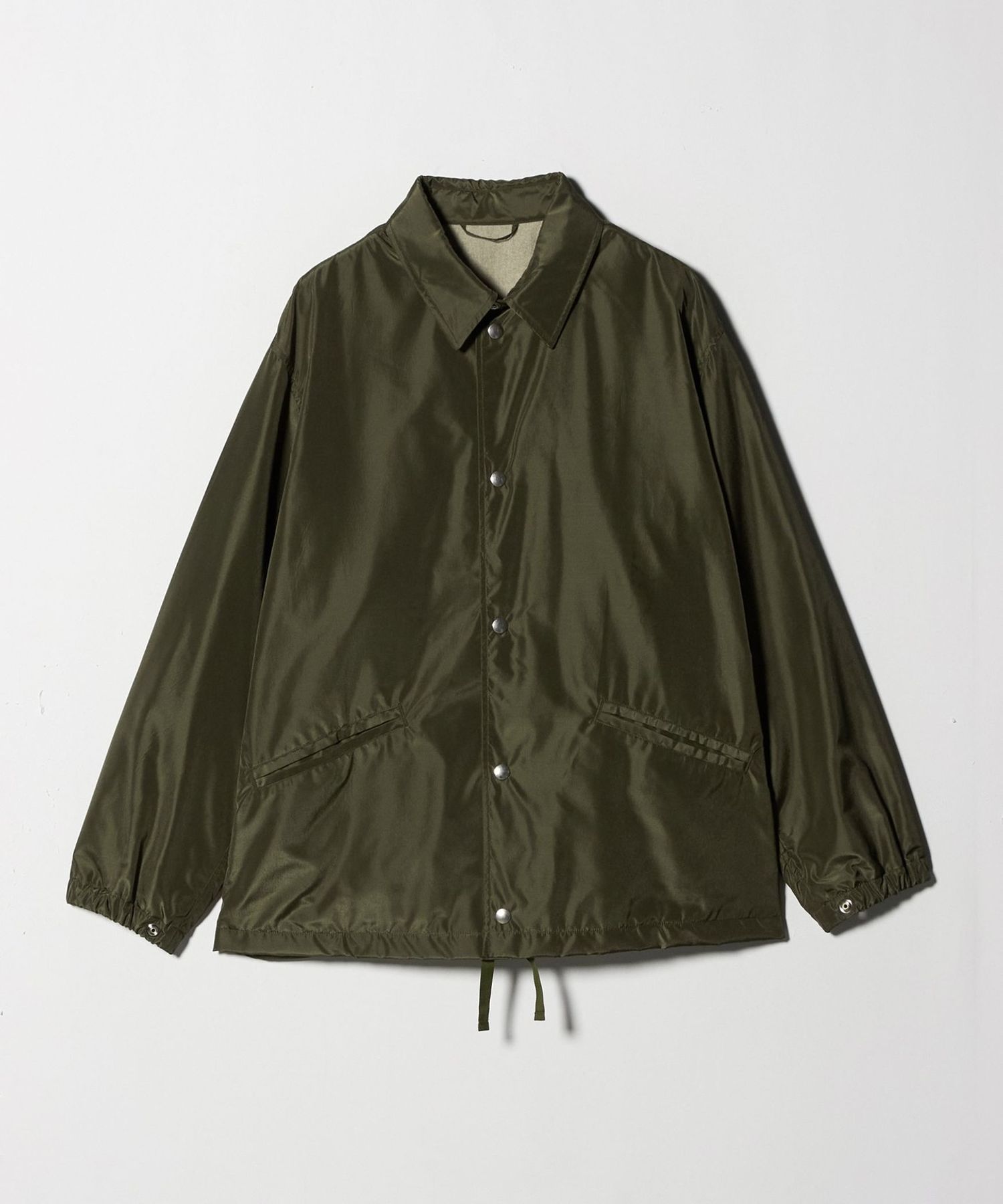 KAPTAIN SUNSHINE＞ポリエステル シルク コーチジャケット