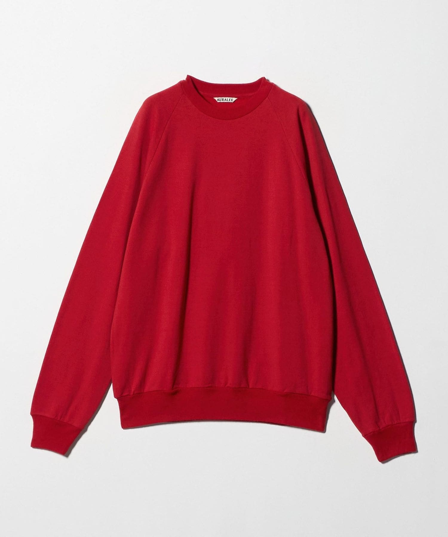 AURALEE 赤 長袖ニットトップス AURALEE - オーラリー ロンハーマン別注 ギザポートネックニット リブ
