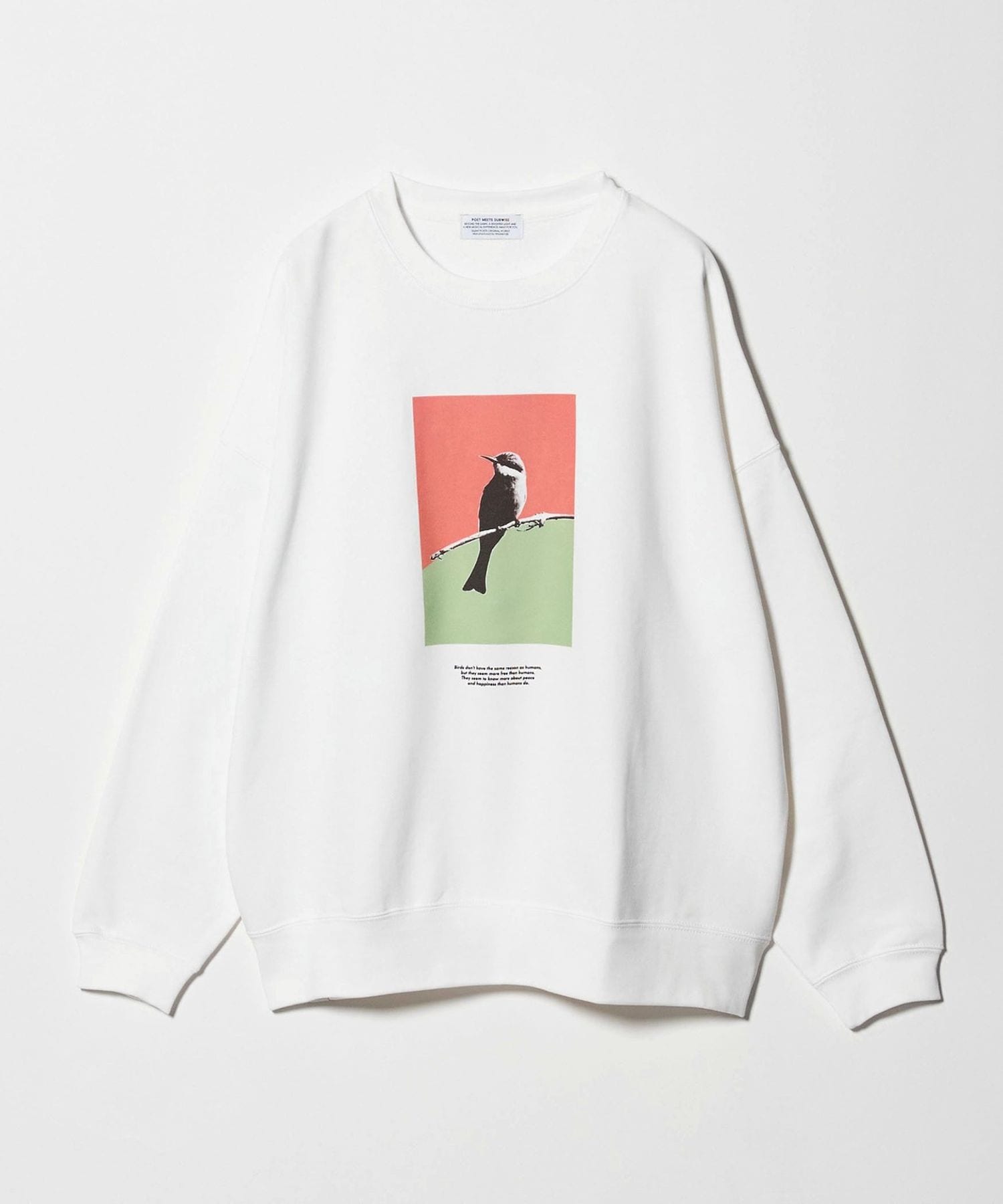 POET MEETS DUBWISE＞BIRD INKJET スウェット