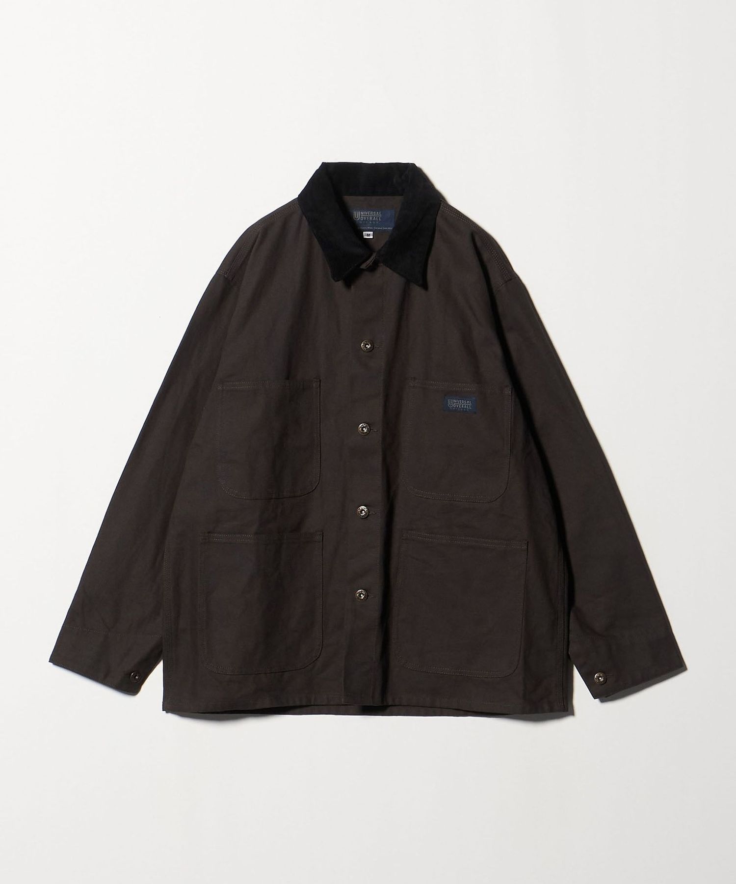 A17073 美品 ユナイテッドアローズ 24ss ボイルカバーオール 黒 L UNITED ARROWS - A17073 美品 ユナイテッドアローズ 24ss ボイル