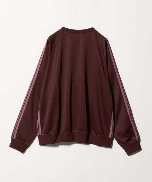 Needles サテンクルーネック長袖シャツ NILWAY（ニルウェイ）の「ルーズ サテンドレープ 長袖 シャツ