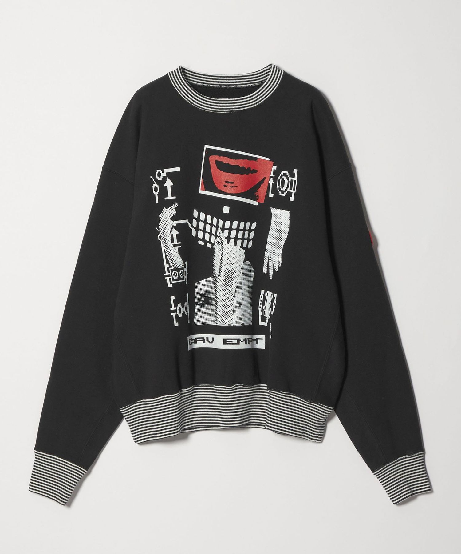 C.E＞LIPS DISPLAY CREW NECK/スウェット