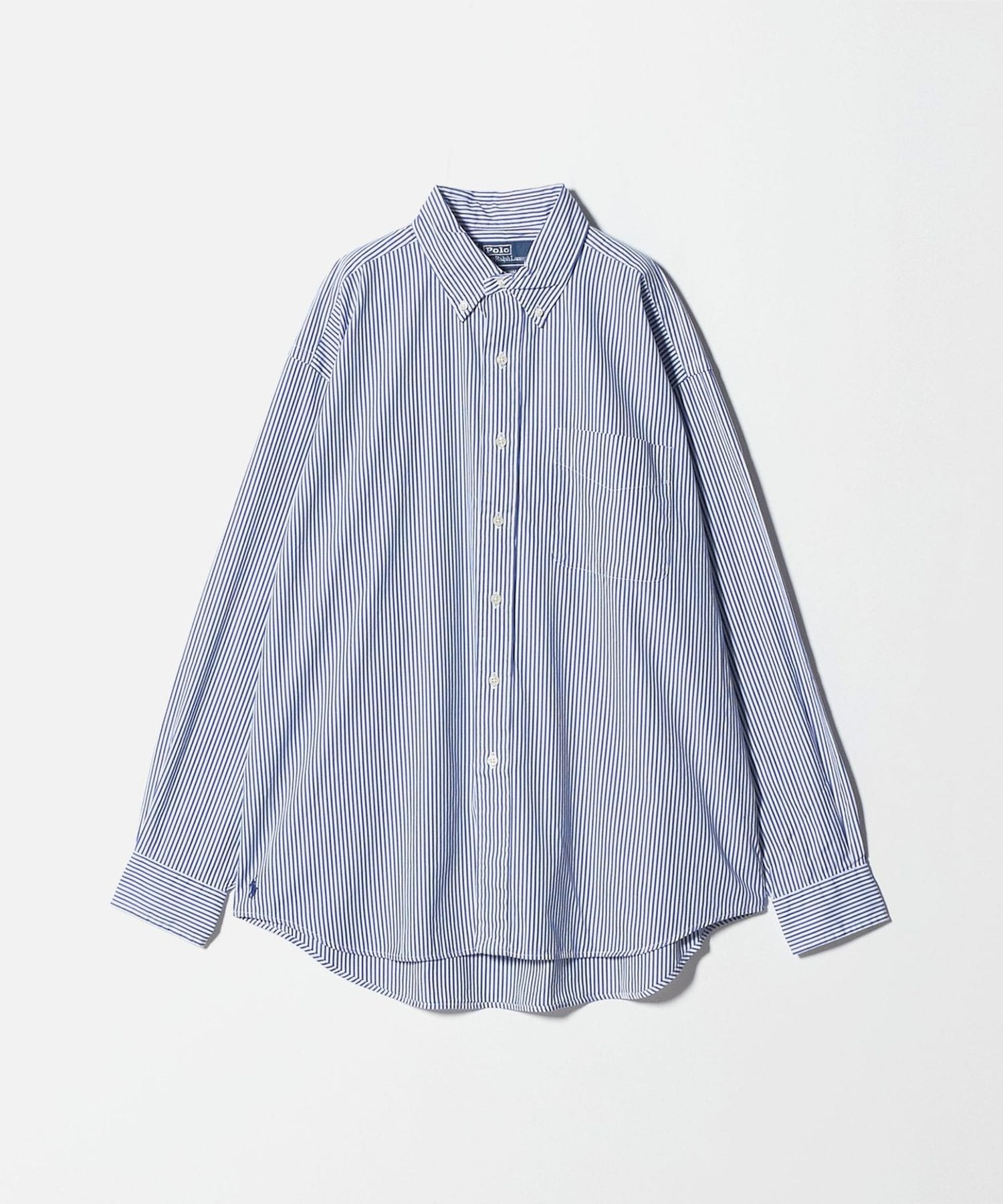 Polo by Ralph Lauren ストライプシャツ S POLO RALPH LAUREN＞ビックフィット ストライプ シャツ