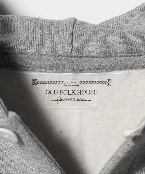 OLD FOLK HOUSE＞スキッパー スウェット フーディ
