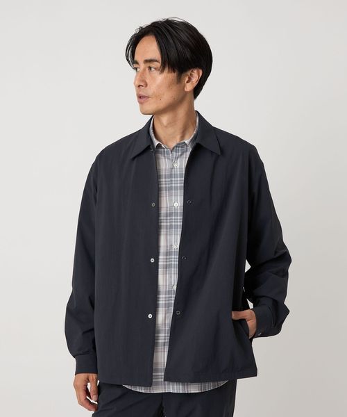 【UNITED ARROWS】ウォッシャブルセットアップ M 定価3.6万 360°MASTER リングドット シャツジャケット ―セットアップ対応