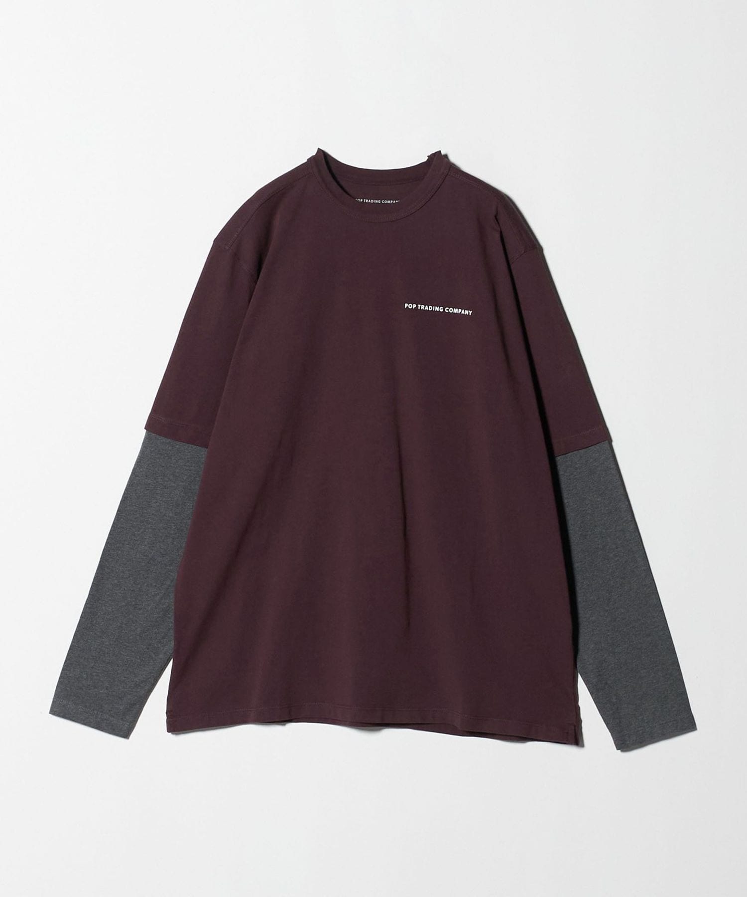 POP TRADING COMPANY＞ロゴ ロングスリーブ Tシャツ