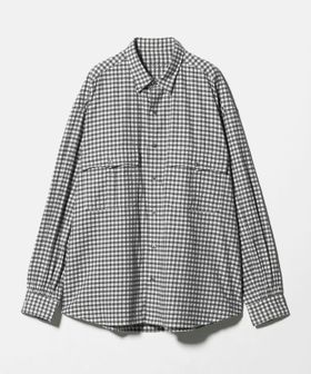 PORTER CLASSIC/＜PORTER CLASSIC＞ロールアップ ギンガムチェック シャツ/シャツ / ブラウス