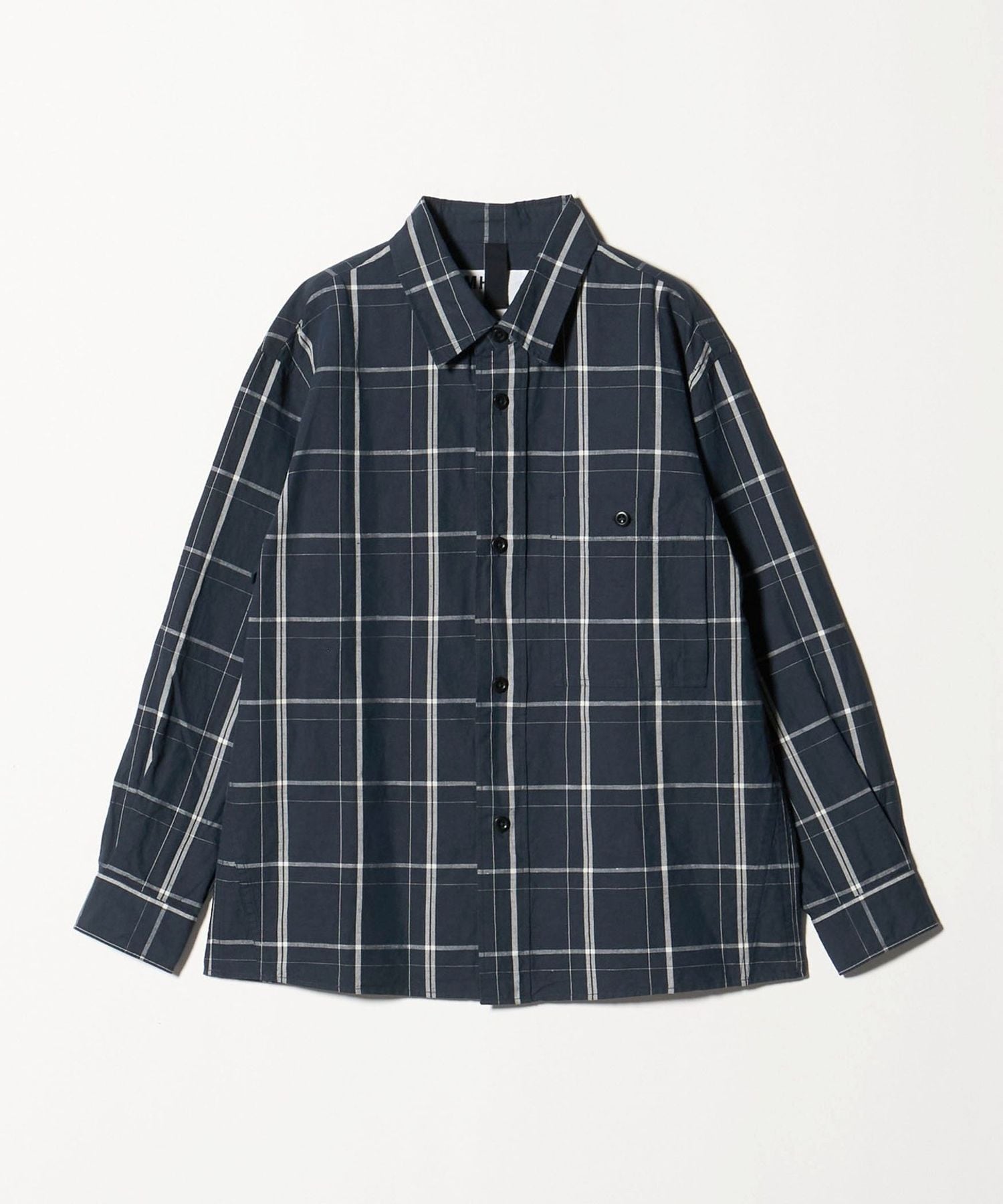 MHL.＞グラフィックグリッド チェックシャツ