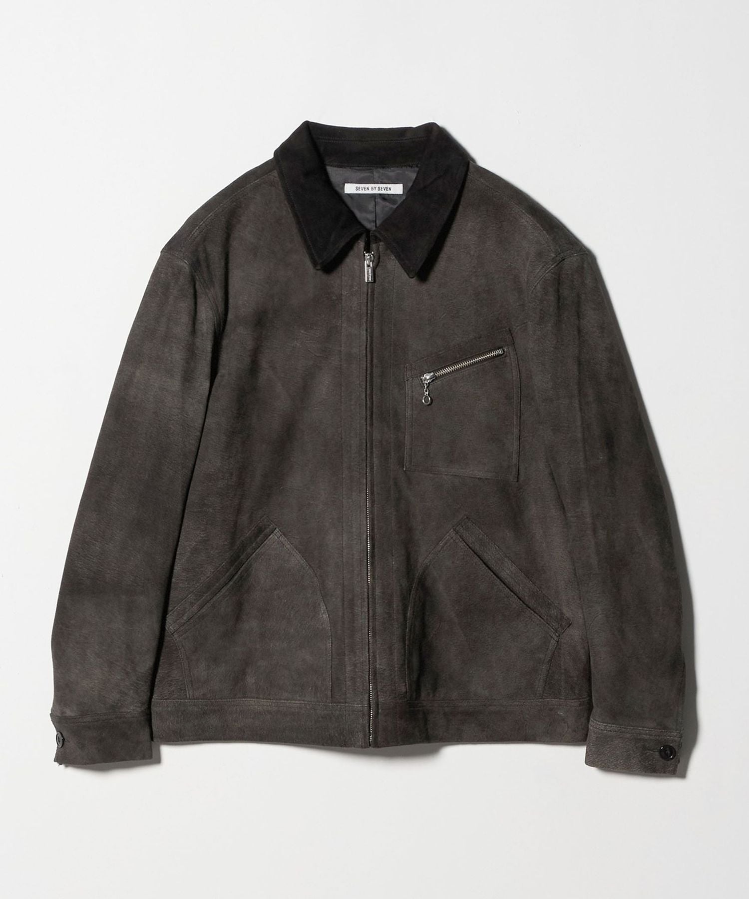 SEVEN BY SEVEN × BY＞91―B TYPE LEATHER BLOUSON/ブルゾン