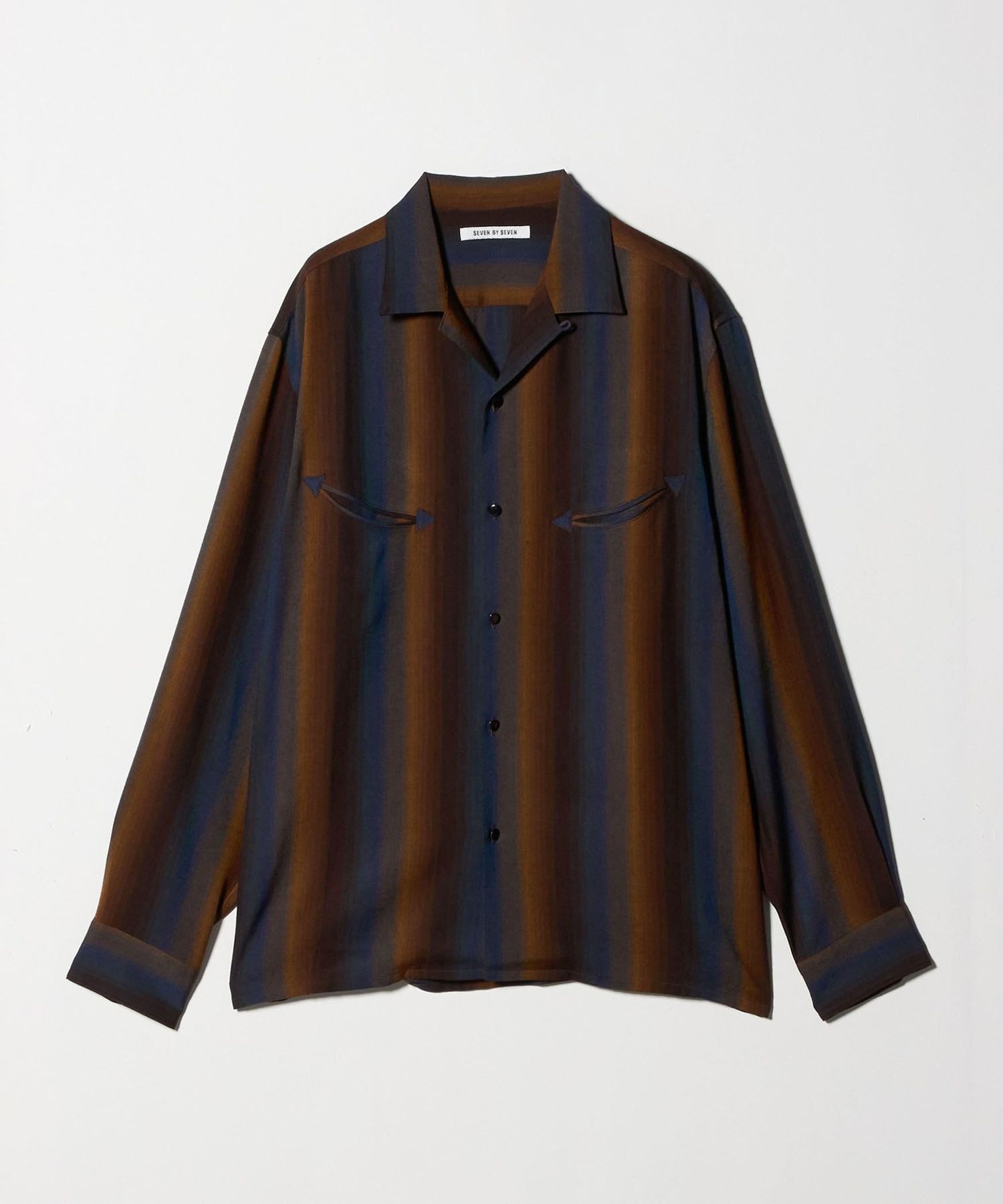 nページ♡⃜ SEVEN BY SEVEN＞SMILE POCKET OPEN COLLAR SHIRTS/シャツ