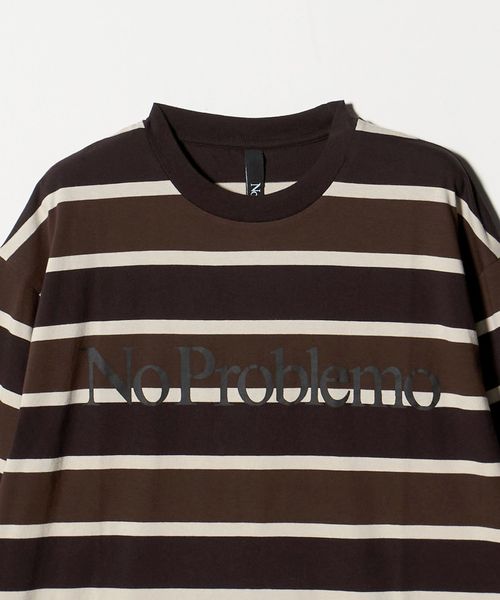 No Problemo united arrows ボーダー ロングスリーブT No Problemo＞ボーダー ロングスリーブ Tシャツ