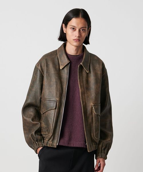 専用UNITED ARROWS シープスキン シープレザー テイラードジャケット H＞シープレザー テーラードジャケット
