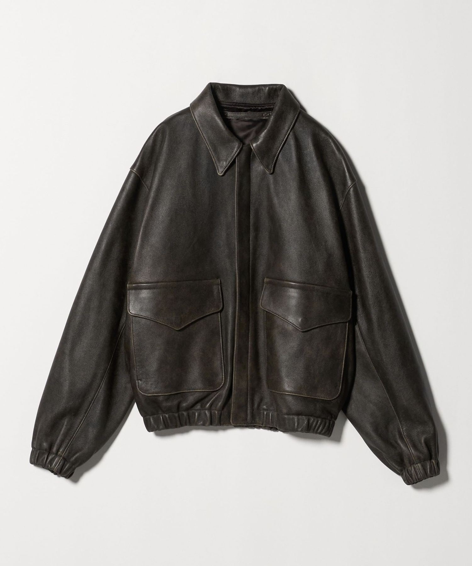 H BEAUTY＆YOUTH シープ レザー 70s スポーツ ジャケット H＞ シープ レザー 70s TYPE スポーツ ジャケット | UNITED