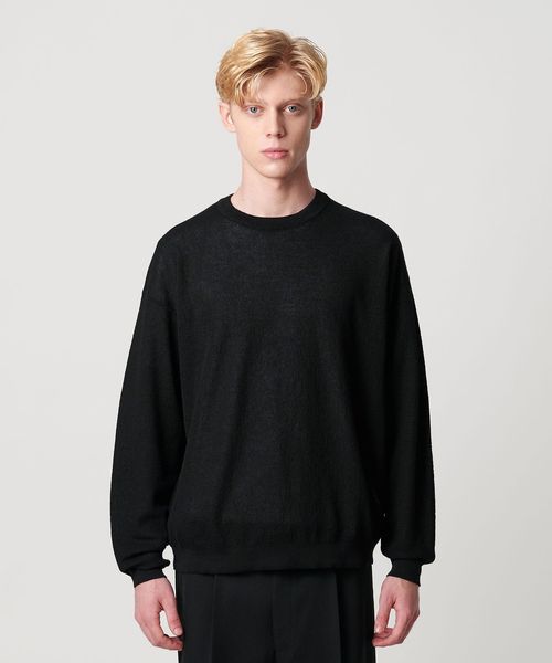 エア ミラノ クルーネック ニット 抗菌防臭