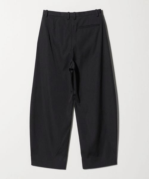 【H beauty&youth】ダブルクロス　ワイドパンツ　DARK GRAY H BEAUTY&YOUTH UNITED ARROWS（エイチビューティーアンドユース