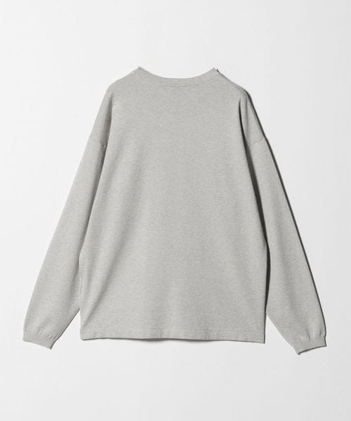 コットン カシミヤ ブレンド ロングスリーブ Tシャツ