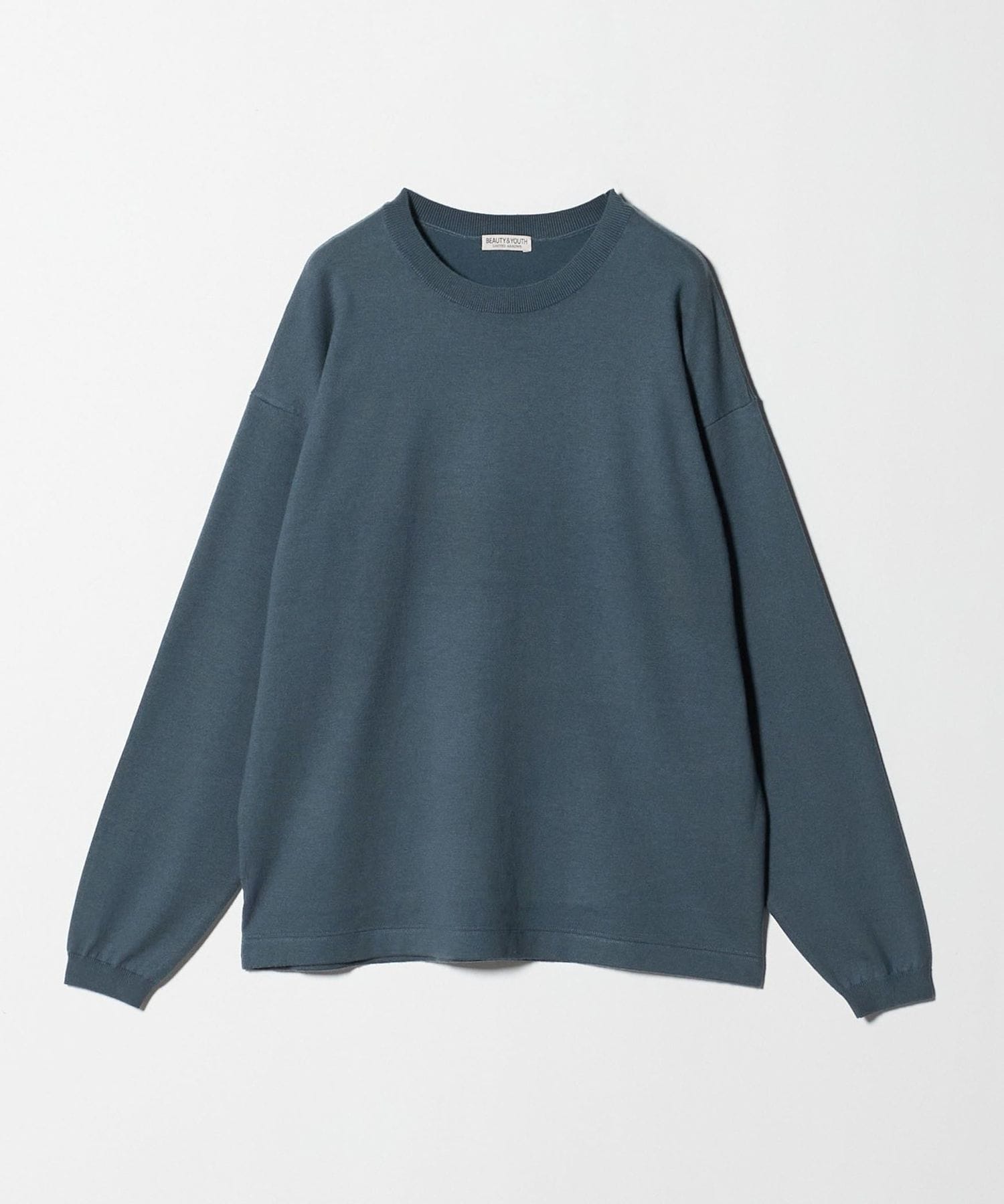 THE NEW HOUSEコットンカシミヤロングスリーブブラック THE NEW HOUSEコットンカシミヤロングスリーブブラック THE NEW