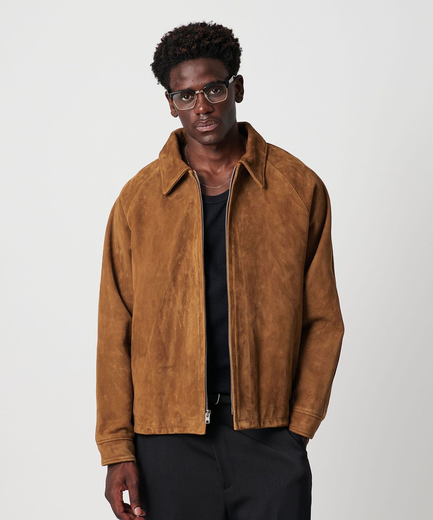 schott スエード　ブルゾン　80s 別注】＜Schott＞スエード ブルゾン