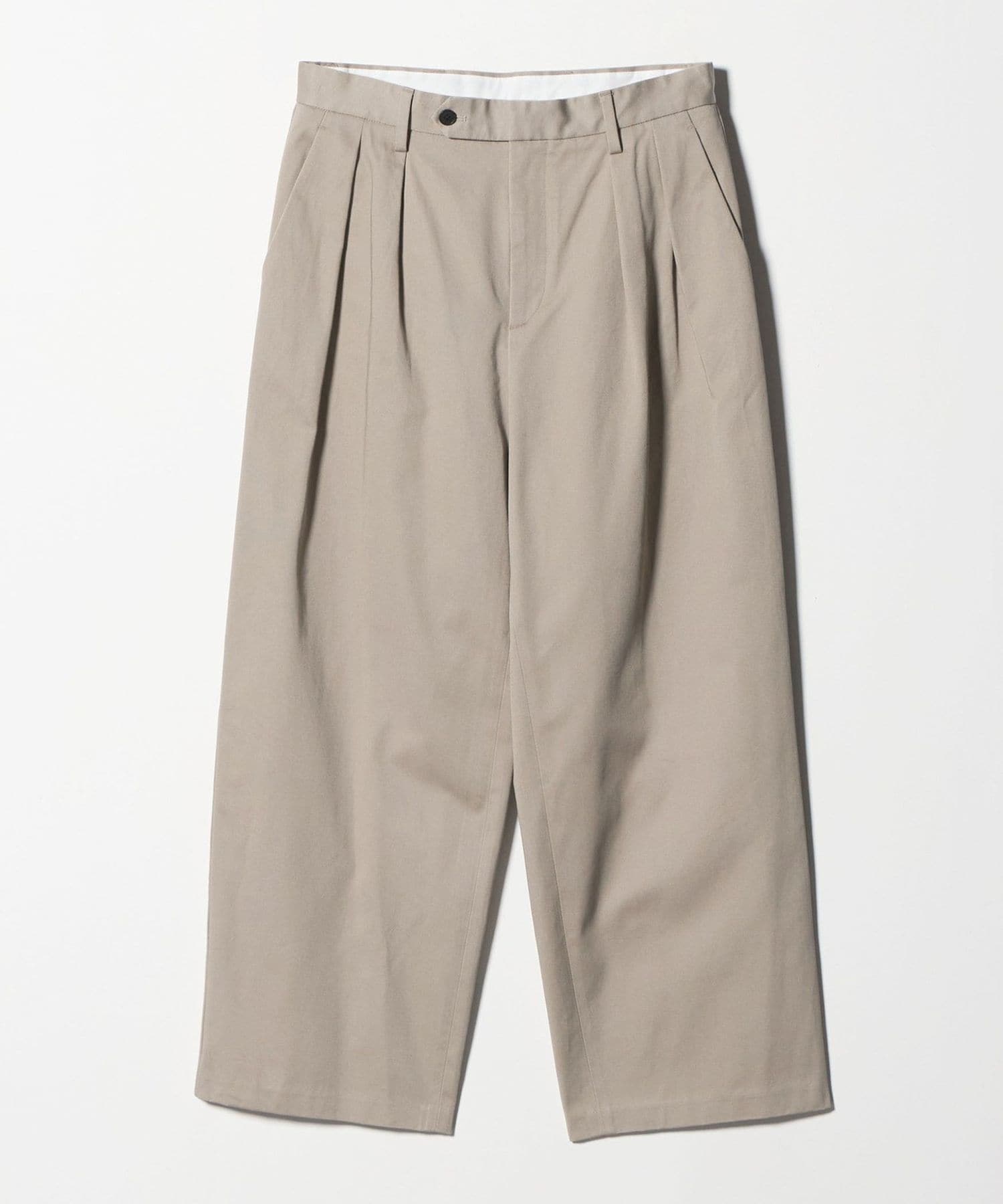 23AW Traditional Weatherwear ワイドチノパン 日本製 ダルカラー ワイド チノパンツ