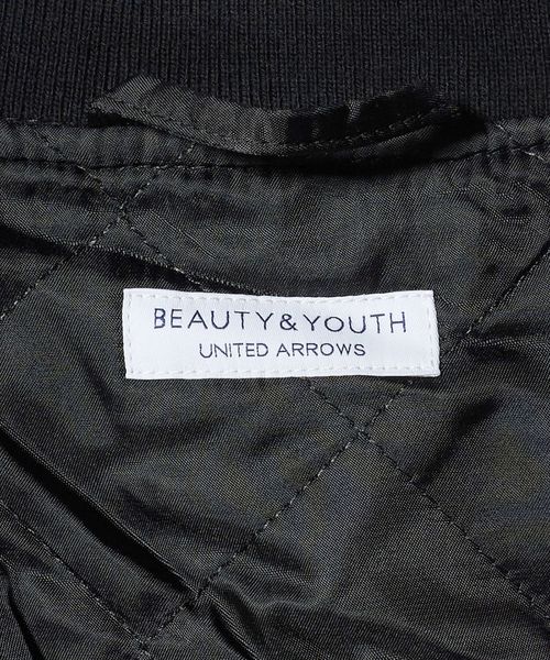 B&Y ブラックメルトン レザーライク スタジャン WARDROBE SMART】ブラックメルトン レザーライク スタジャン