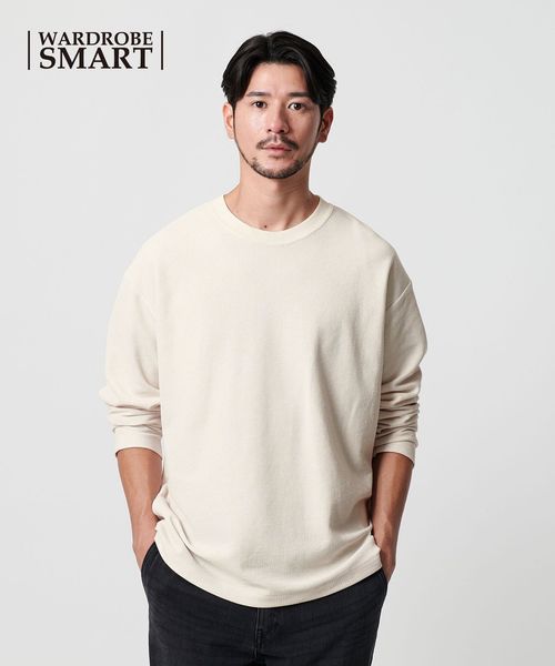 BEAUTY&YOUTH/【WEB限定 WARDROBE SMART】エアリー カノコ  カットソー 【抗菌・防臭】/Tシャツ / カットソー
