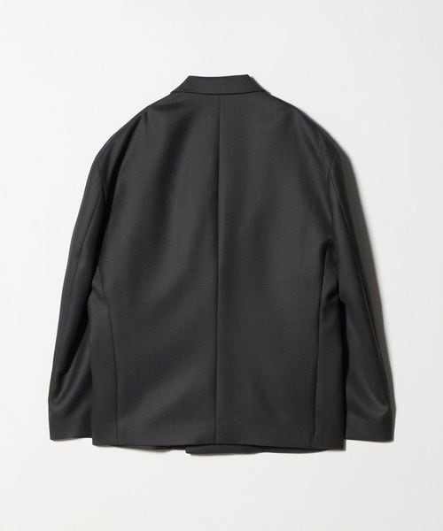 新品同様 23aw■qualite カリテ■ダブルクロス フォルム ジャケット H＞クリア ダブルクロス 2B ダブルブレステッドジャケット