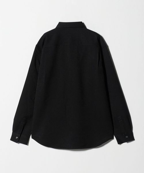 WEB限定 WARDROBE SMART】ウールライク シャツ