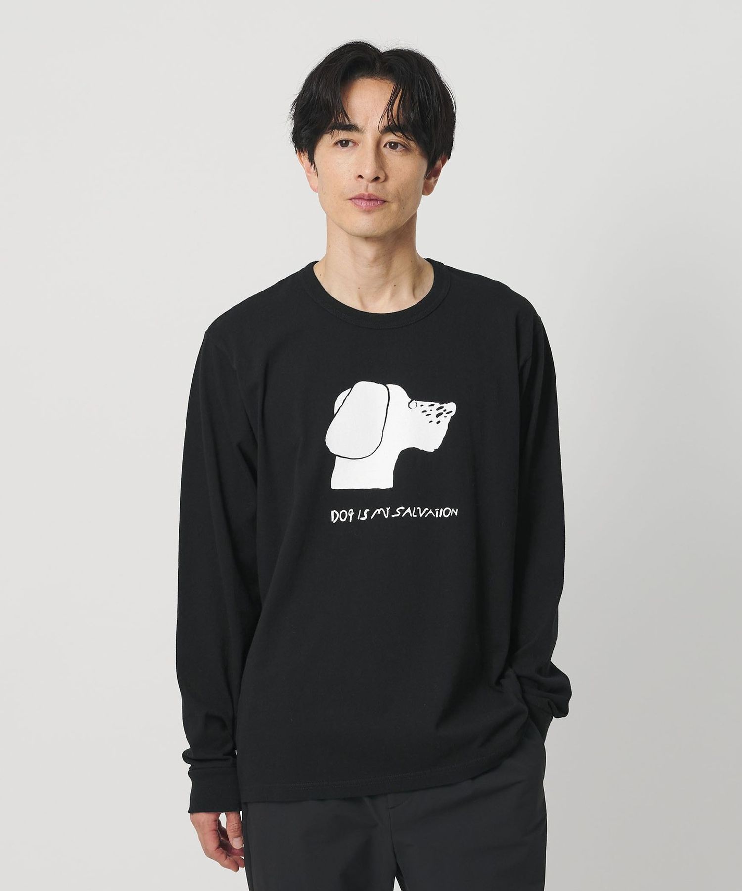 TACOMA FUJI RECORDS＞DOG IS MY SALVATION ロングスリーブ Tシャツ