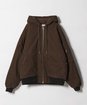 POP TRADING COMPANY/<POP TRADING COMPANY>フーデッド フライト ジャケット/中綿 / キルティングジャケット