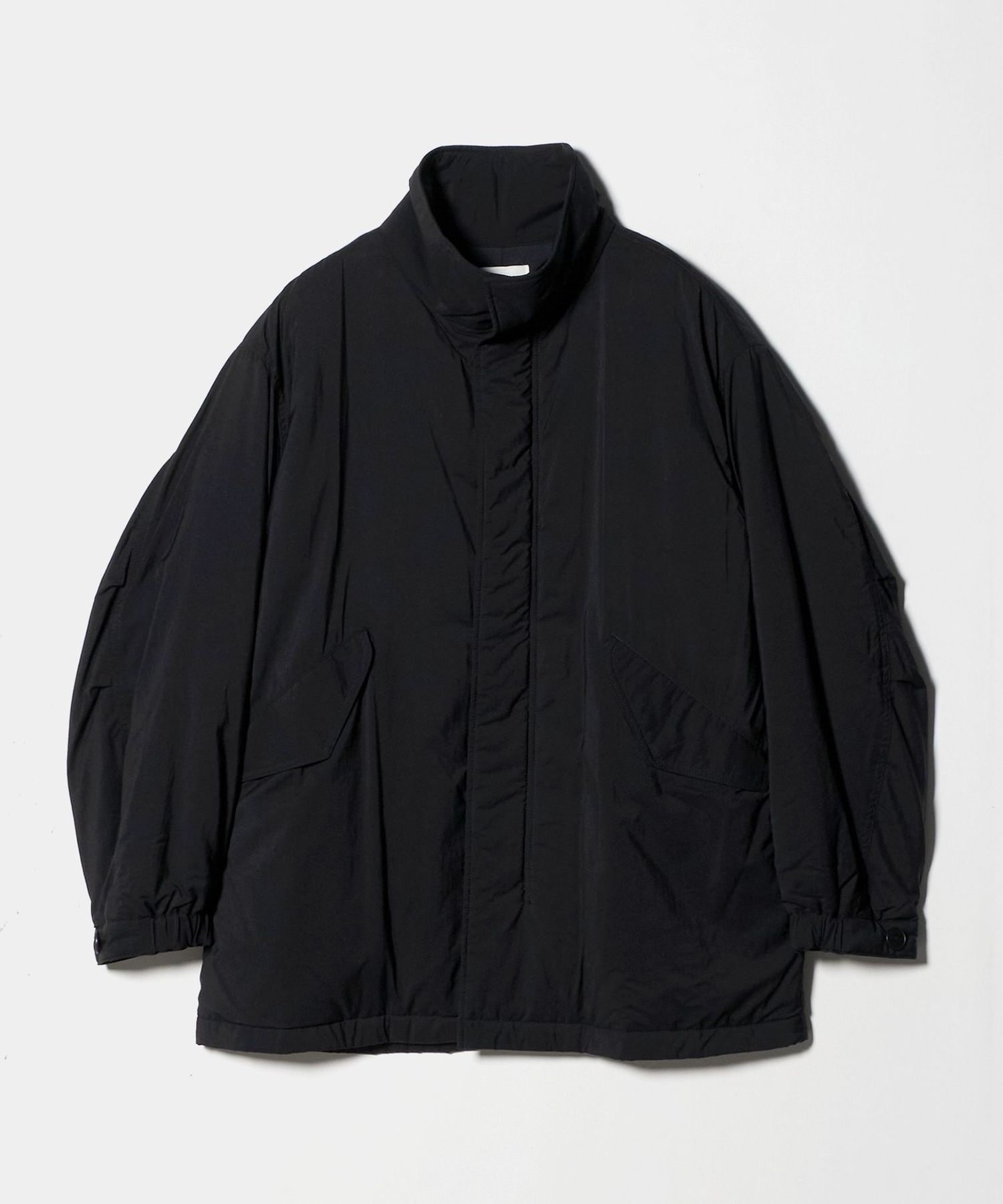 25AW新品未使用/ATON SHORT MODS COAT BROWN 02 ATON / AIR WEATHER