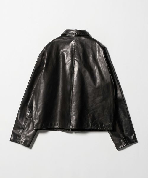 ＜H＞シープレザー70s スポーツジャケット 最終値下げ ＜H＞ シープ レザー 70s TYPE スポーツ ジャケット