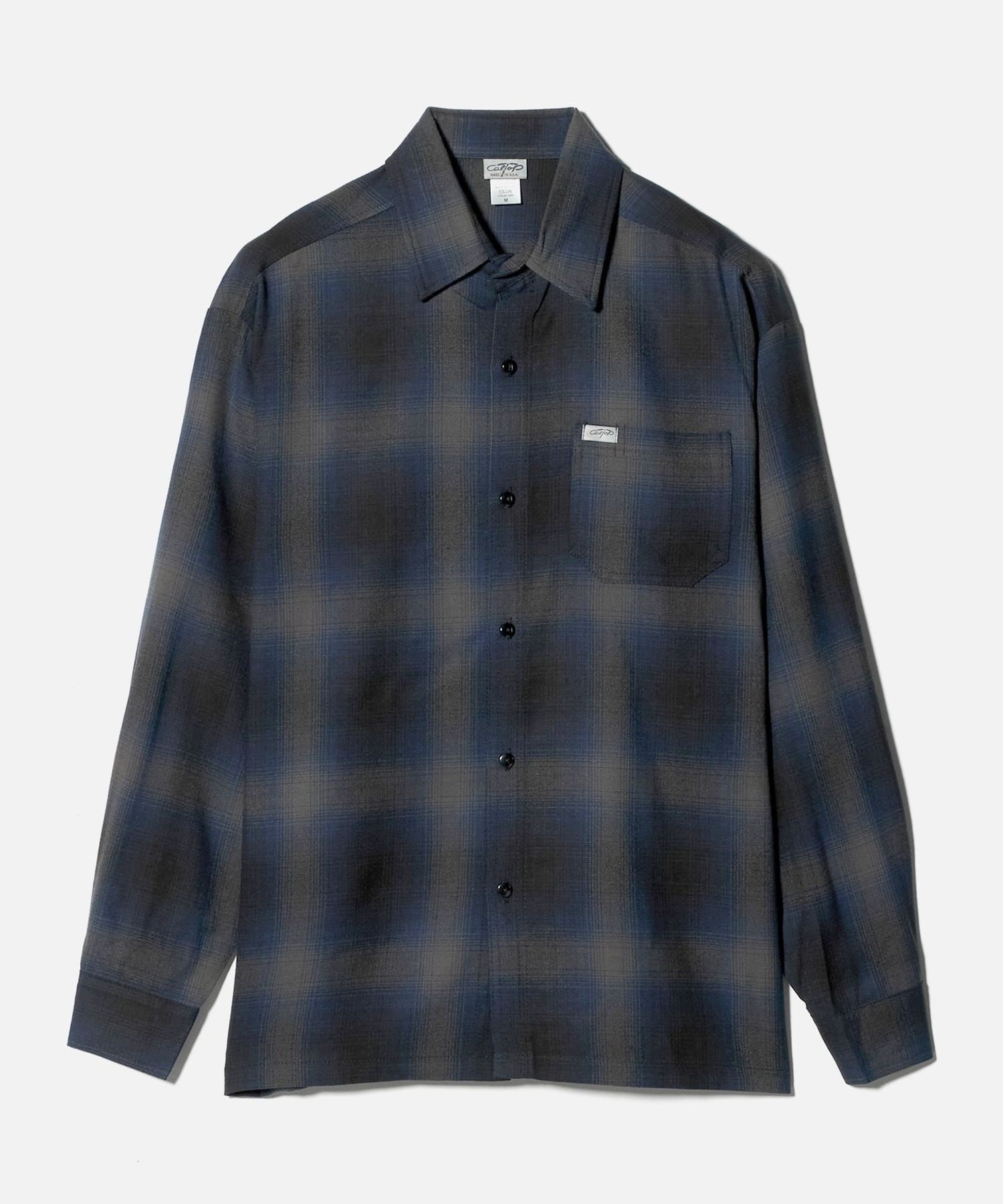 CalTop＞オンブレ チェック シャツ