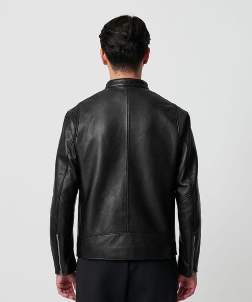 ユナイテッドアローズ　シングルライダースXL WEB限定 WARDROBE SMART】 シープ シングル ライダースジャケット