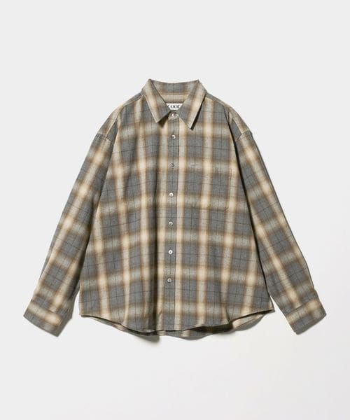 coor/＜coor＞オンブレ チェック フランネル シャツ/シャツ / ブラウス