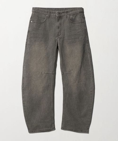 BEAUTY&YOUTH/＜coor＞ウォッシュド カーブ デニム パンツ ブラウン/デニムパンツ
