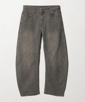 BEAUTY&YOUTH/＜coor＞ウォッシュド カーブ デニム パンツ ブラウン/デニムパンツ