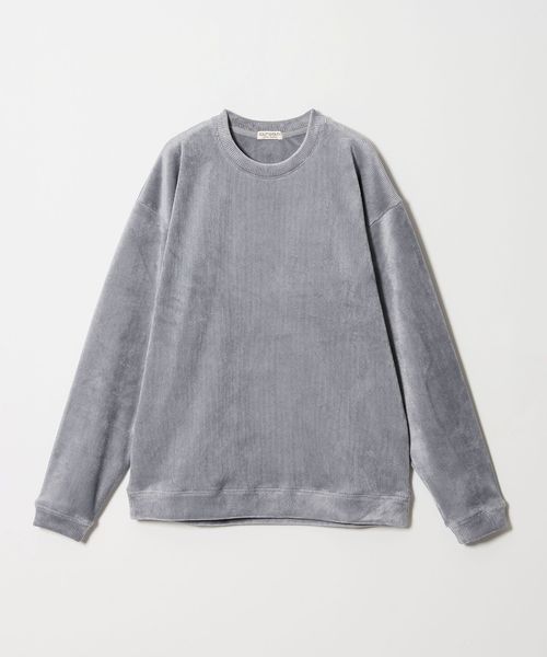 BEAUTY&YOUTH/ボンディング コーデュロイ クルーネック トップス/Tシャツ / カットソー