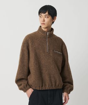 H BEAUTY&YOUTH/＜H＞シェットランドウール ハーフジップ プルオーバー/その他トップス