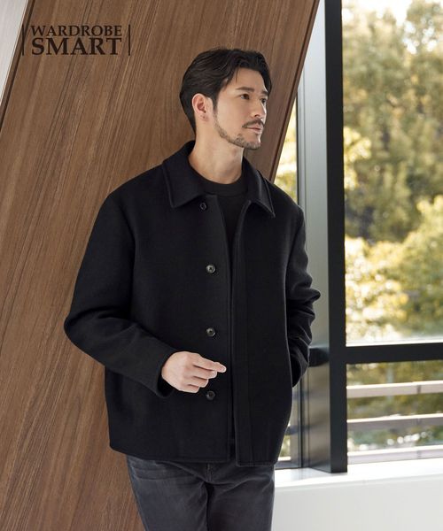 BEAUTY&YOUTH/【WEB限定 WARDROBE SMART】PE メルトン バルカラーブルゾン/その他コート / ブルゾン