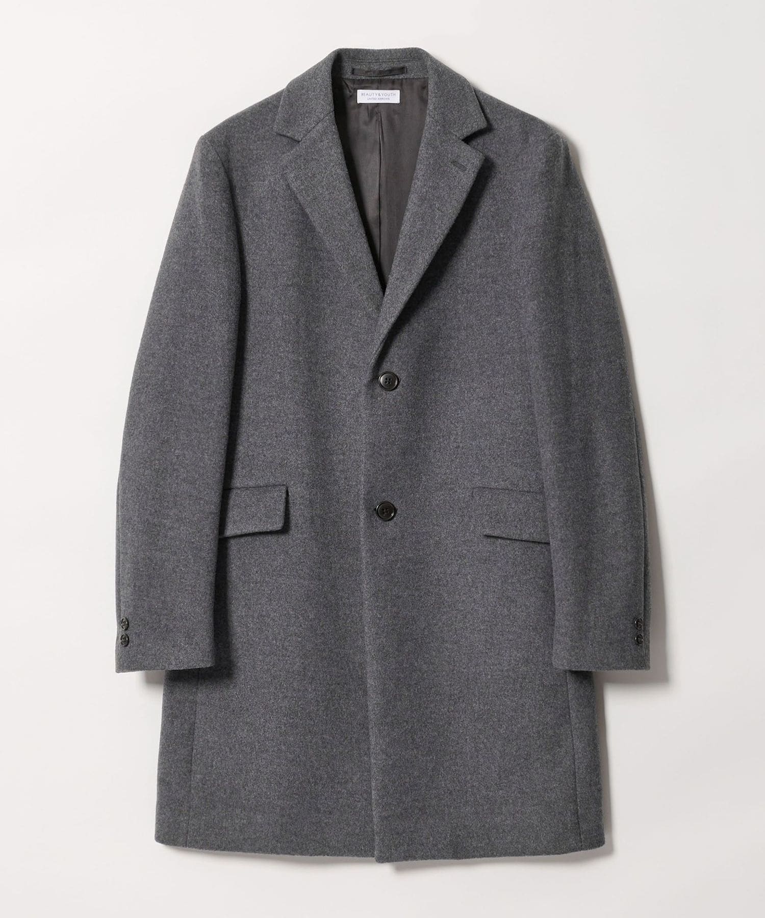 WEB限定 WARDROBE SMART】PE メルトン チェスターコート